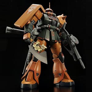 bandai 1/100 MG Zaku II Garma Zabi Use front view